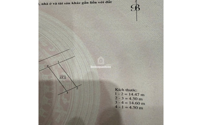 66.6m2 mt rộng đường ô tô 7 chỗ thông tại Kiêu Kỵ, Gia Lâm, Hà Nội. 5 tỷ x tiểu học.